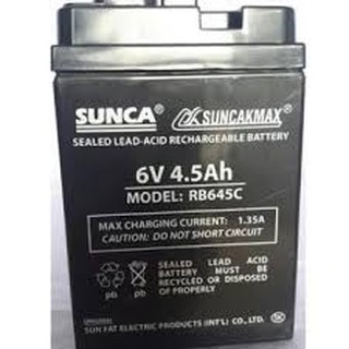 Ắc quy Sunca RB645C 6V 4,5Ah