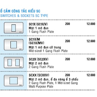 Mặt 1, 2, 3 lỗ mã Sconcept sino