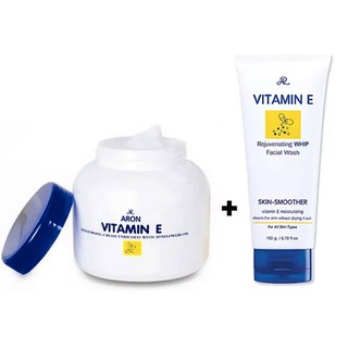 Combo Kem dưỡng da và Sữa rửa mặt VitaminE - Ngăn Ngừa Mụn - Trẻ Hóa Da- SÁNG MỊN - Chính hãng Thái Lan