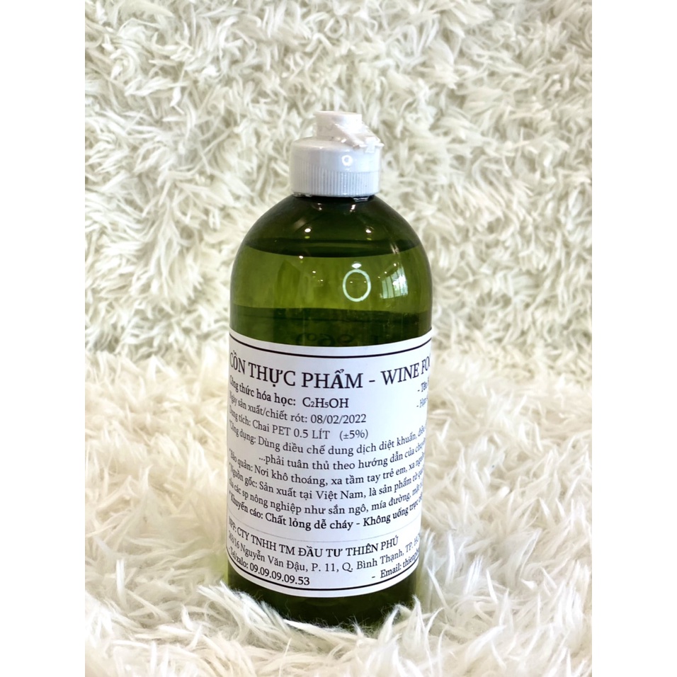 Cồn Ethanol Thực phẩm 96% C2H5OH