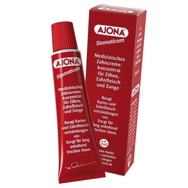 [2/2023] Kem đánh răng y tế cô đặc Ajona 25ml (Đức)