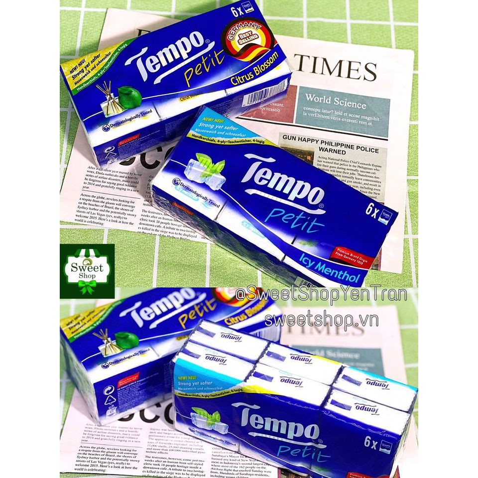 Khăn Giấy Bỏ Túi Tempo