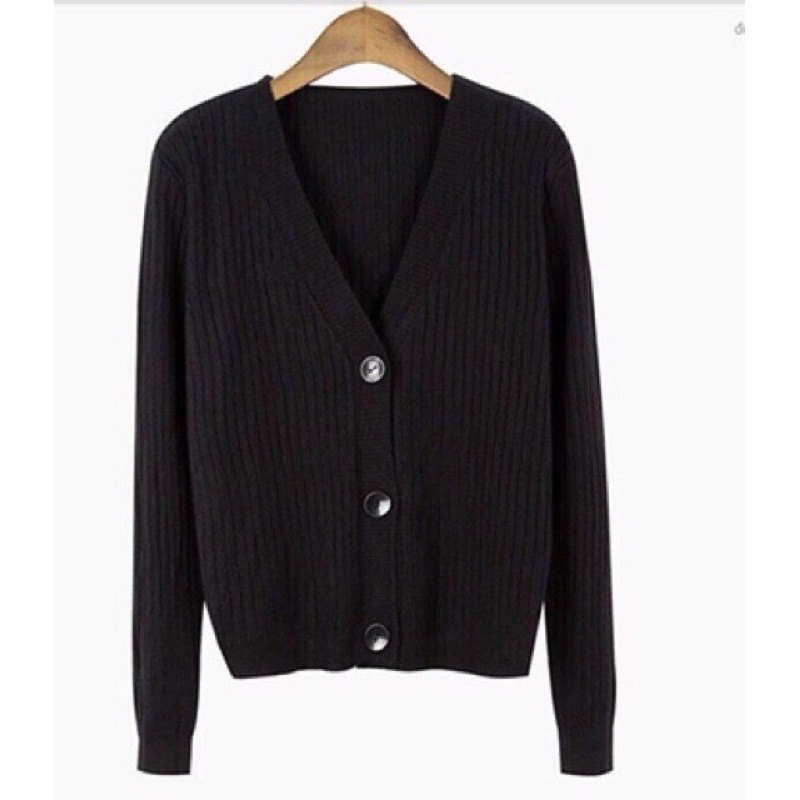 Áo khoác cadigan 3 khuy chất len mịn nhiều màu | BigBuy360 - bigbuy360.vn