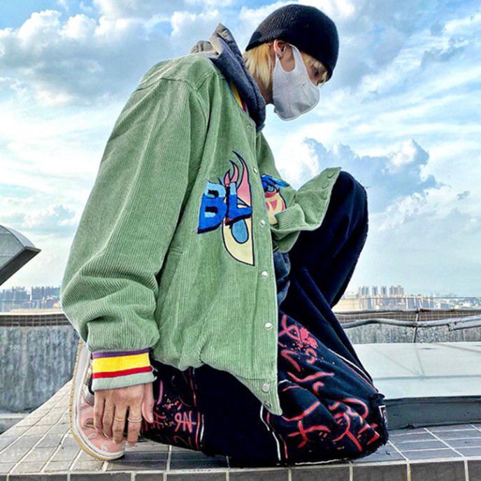 ÁO KHOÁC KAKI NHUNG GÂN In Dẻo Blackar (M2340 - Kèm Ảnh Thật) (Tino Shop) | BigBuy360 - bigbuy360.vn