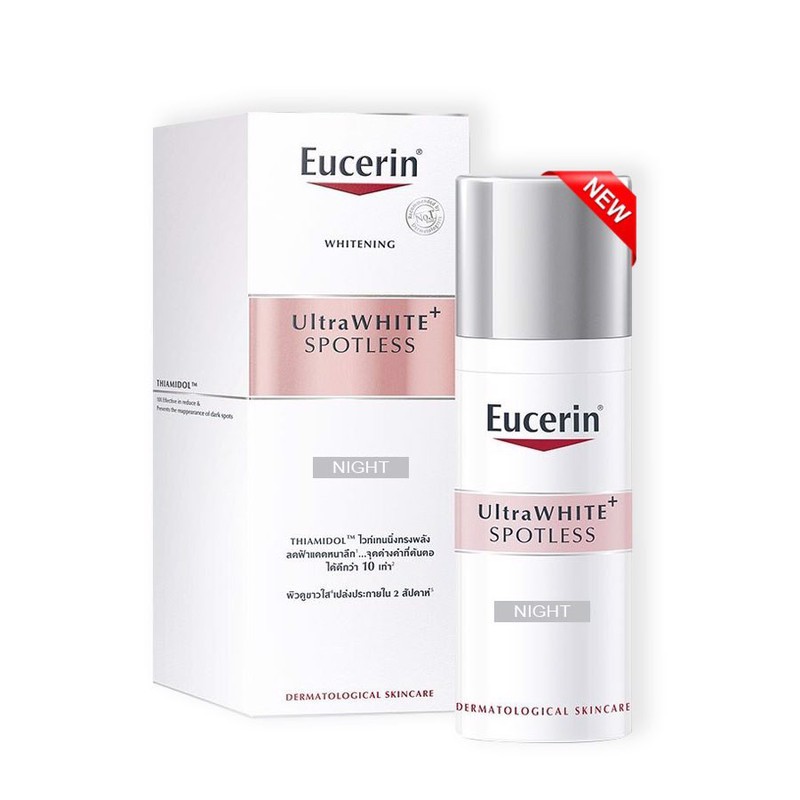 Eucerin Chính Hãng- Kem Dưỡng Trắng Da, Giảm Thâm Nám Ban Ngày/Đêm Eucerin Ultra White Spotless NIGHT/DAY SPF30 50ml