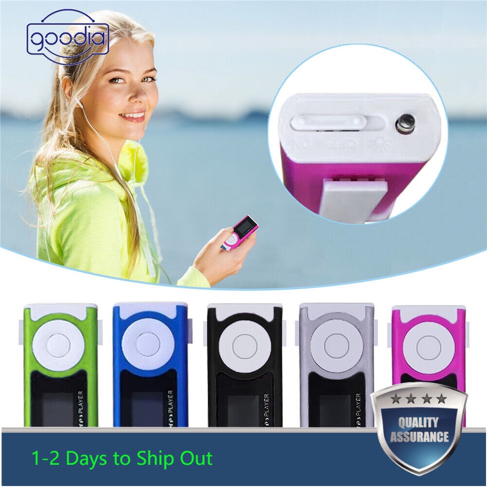 Máy Nghe Nhạc Mp3 Màn Hình LCD 1.3 Inch Hỗ Trợ Thẻ Nhớ Micro SD/USB 16GB
