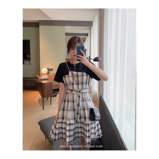 VÁY PHỐI PHÔNG YẾM KẺ ĐUÔI CÁ (kèm video)