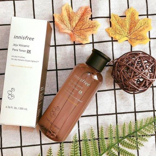 Nước hoa hồng Jeju Volcanic Pore Toner Innisfree 2X