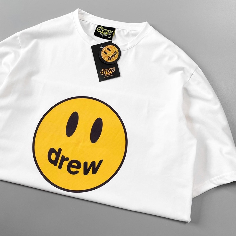 Áo thun tay lỡ Drew Mặt Cười MSW Town, áo phông cotton nam nữ unisex | BigBuy360 - bigbuy360.vn