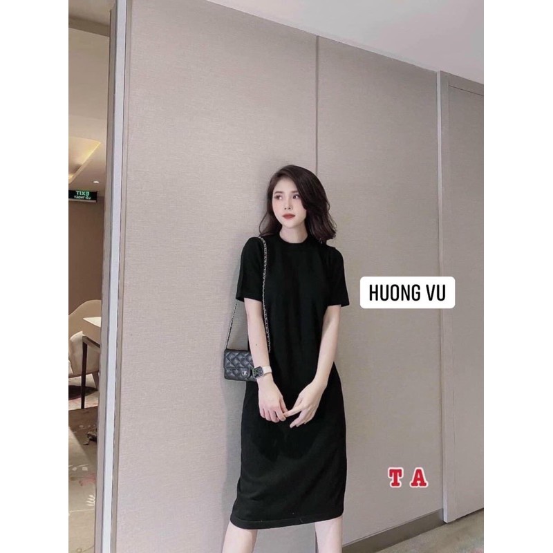 Váy len suông cổ tròn tay lỡ | BigBuy360 - bigbuy360.vn