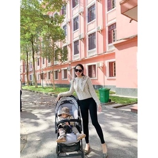 Quần legging HM auth bản cạp to