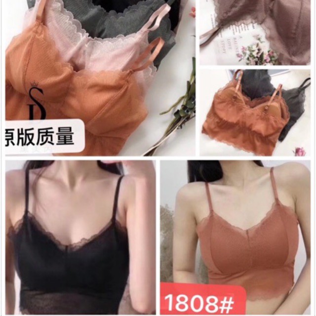 Áo Bra,Áo ngực Nữ  Ren Công Chúa Đệm Ngực SIêu ôm dáng cao cấp _ TSDL 85