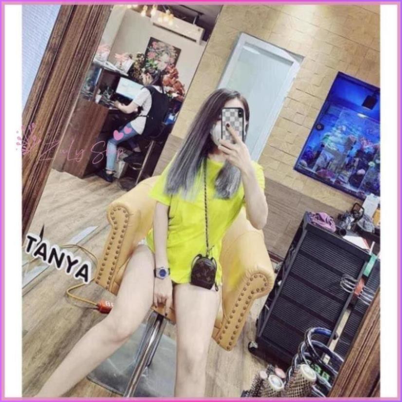 Áo phông cổ tròn màu xanh chuối Z.R.X.K