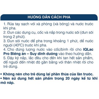 Sữa bột IQLac Pro Premium 400G