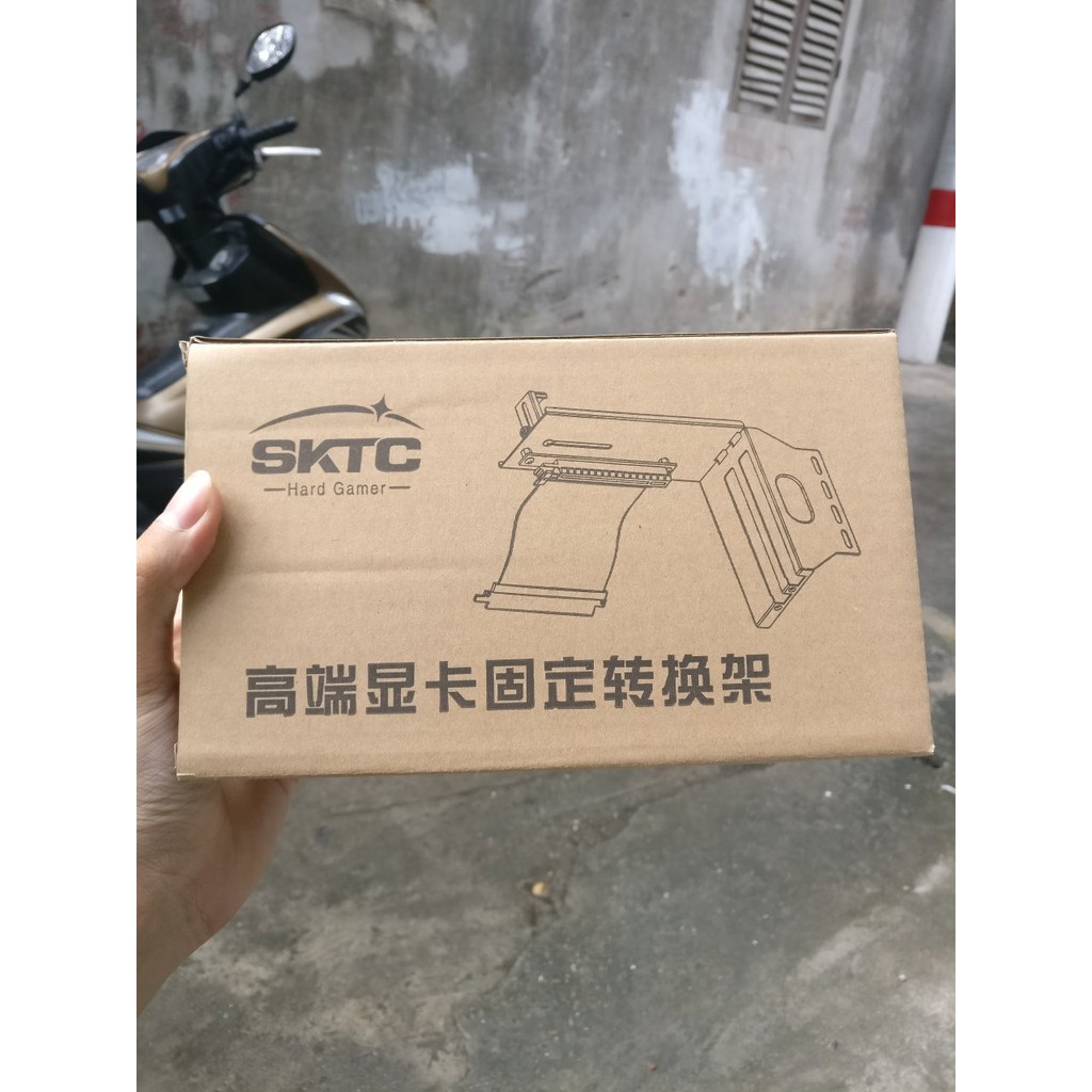 Bộ dựng dọc VGA SKTC / Có Bán Kèm Riser Tốc Độ X16 3.0 cho VGA GTX 1060 RX 580 VGA Holder 95