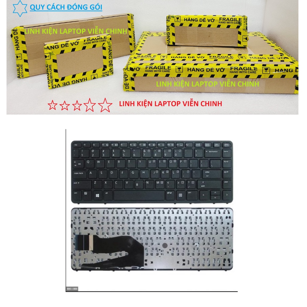 Bàn phím laptop HP EliteBook 840 G1, 840 G2, 850 G1, 740 G1, 740 G2, 745 G2, 750 G1, 755 G2, Zbook 14 – 840 G1