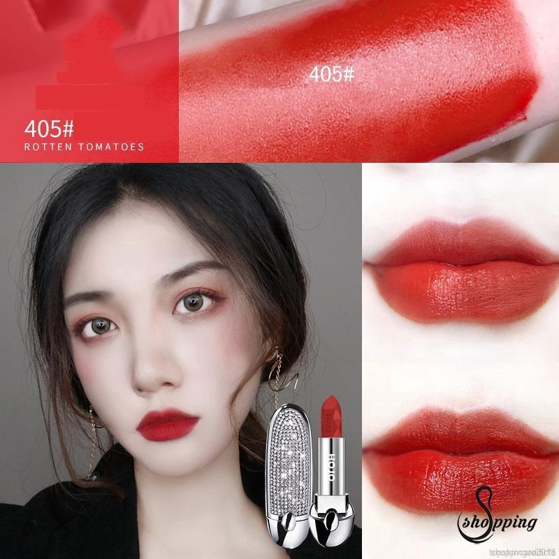 [Hàng mới về] Son môi thỏi chống thấm nước lâu trôi với thiết kế kèm gương tiện dụng sang trọng | BigBuy360 - bigbuy360.vn