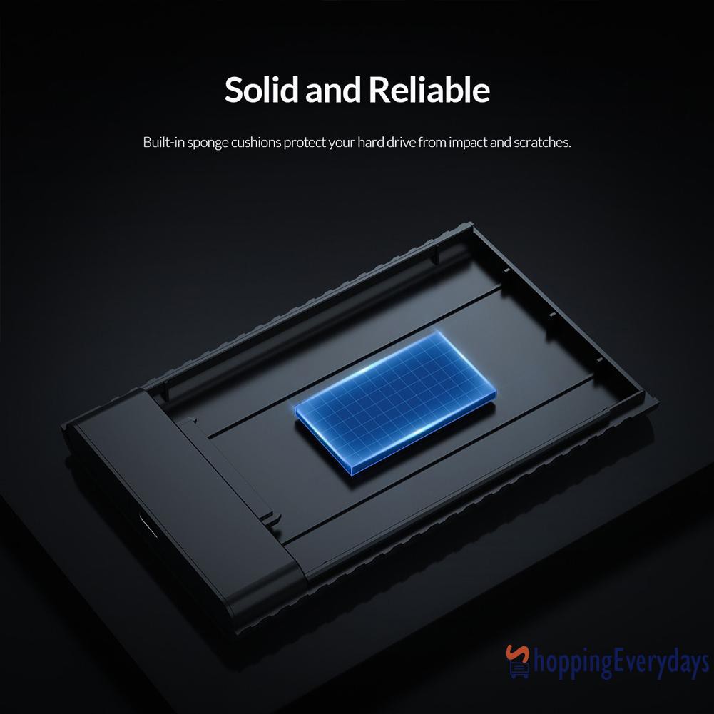 SV Hộp Đựng Ổ Cứng Ngoài Orico 2520c3 Type-C Hdd Ssd 4tb 2.5 Inch Sata | BigBuy360 - bigbuy360.vn