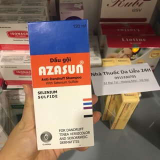 Dầu gội  Azasun 1% 120ml