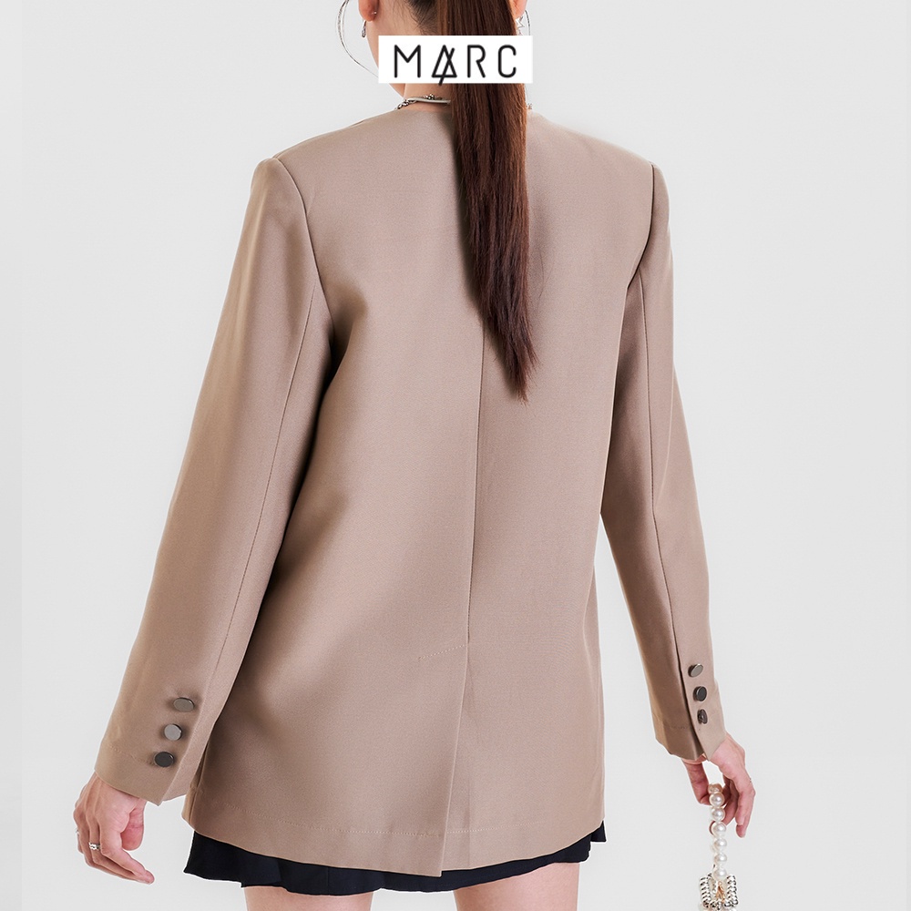 Áo blazer nữ MARC FASHION form oversized 1 nút CBHH0218