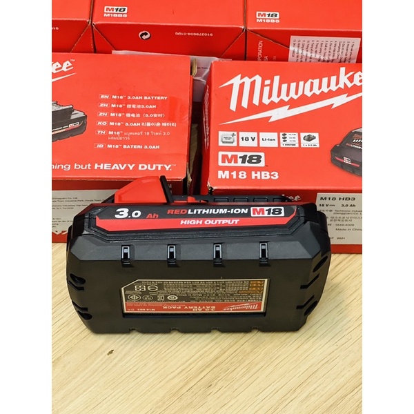 Pin M18 Milwaukee 2Ah-3Ah- 5Ah-8Ah -12Ah Giá Rẻ