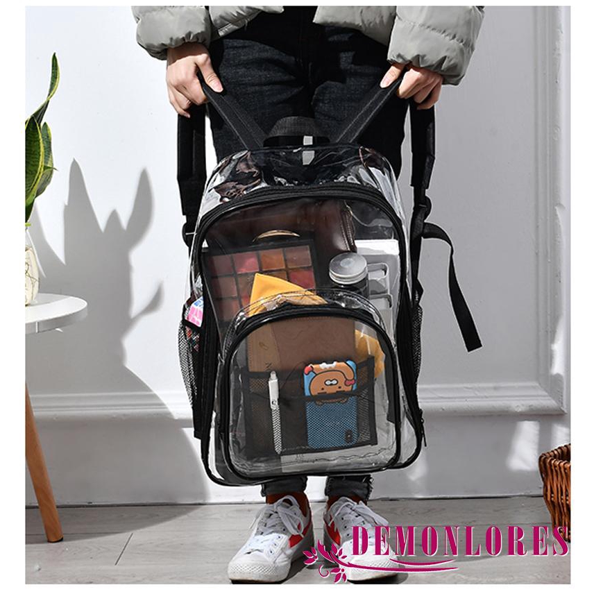 Balo nhựa trong suốt nhiều màu thời trang nữ tính