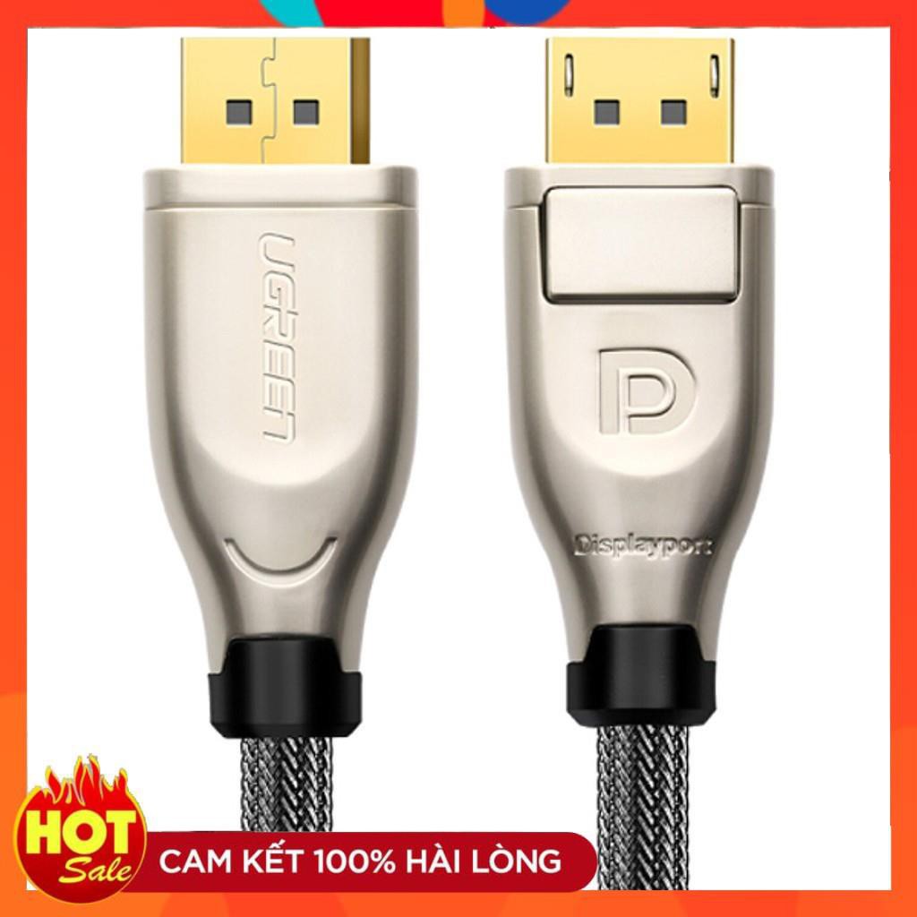 [Chính Hãng] Cáp DisplayPort Ugreen 2 Đầu Male 30119 1.5m - Hàng Chính Hãng
