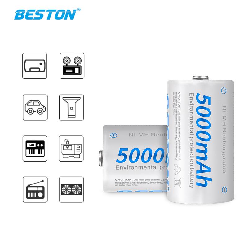 Pin đại sạc D BESTON 5000mAh dùng cho bếp ga, dèn pin, thiết bị công nghiệp, thay thế pin con ó