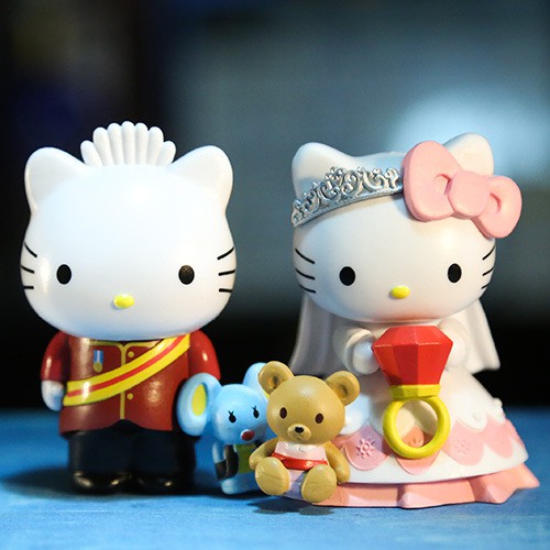 Marvel Mô Hình Nhân Vật Công Chúa Hello Kitty Trang Trí Tiệc Cưới