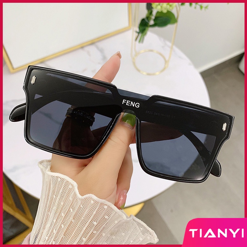 Kính Mát Vuông Gọng To Chống Tia UV Phong Cách Retro Thời Trang 2022 Cho Nam Và Nữ