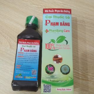 Cai thuốc lá, phạm bằng