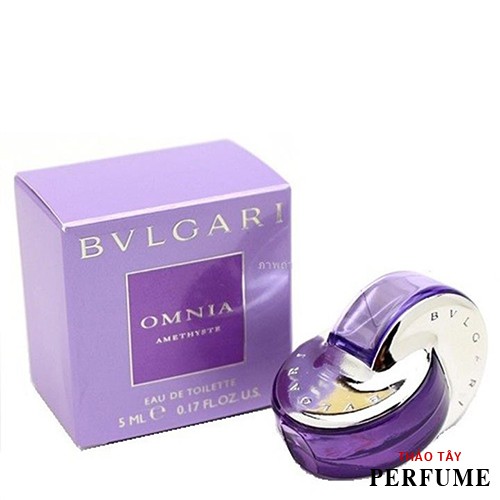 Nước Hoa Mini Bvlgari Omnia Amethyste Edt 5Ml [ Chính Hãng ]