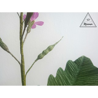 Cây củ cải đỏ bằng giấy nhún