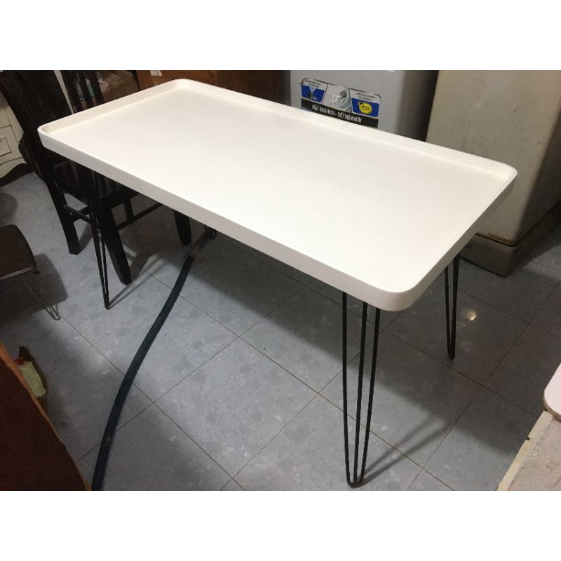 Mặt Bàn gỗ chân sắt 132cmx63cmx75cm