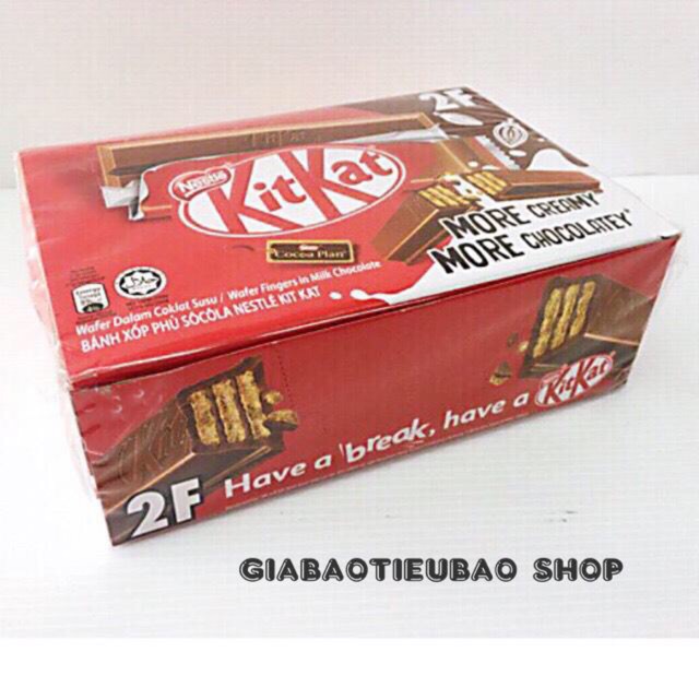 Hộp Kitkat 2F & 4F các vị 24 - 48 Pack NESTLE'