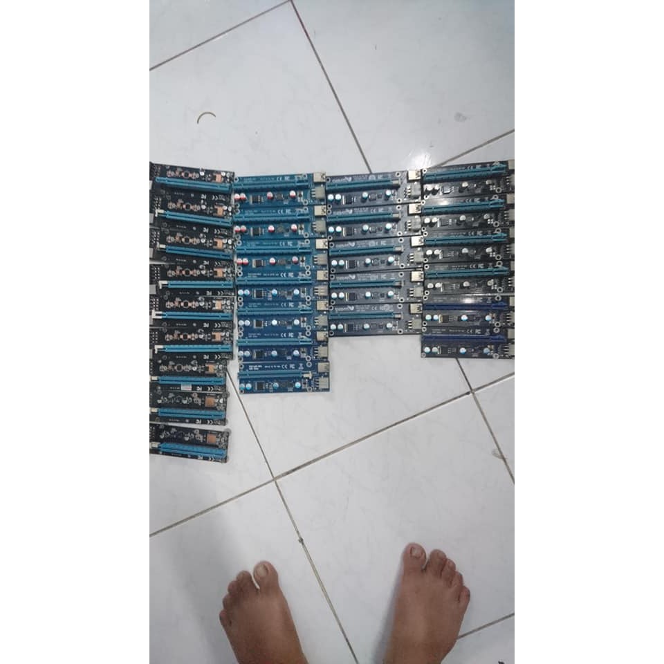 DÂY RISER 006  PCI EXPRESS xanh/đen