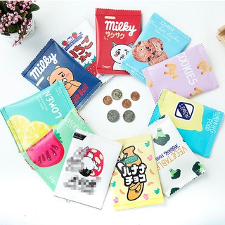 Ví nữ mini họa tiết đồ ăn sáng tạo