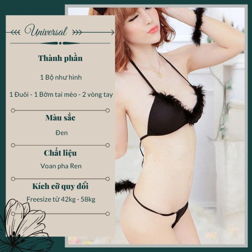 Đồ Cosplay Chú Mèo Dễ Thương Sexy - Set Mèo Con Siêu Gợi Cảm Và Quyến Rũ UNIVERSALXXX - DCP11 | BigBuy360 - bigbuy360.vn