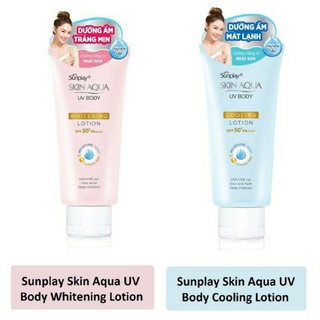Kem Chống Nắng Dưỡng Thể Trắng Mịn Sunplay Skin Aqua UV Body Lotion SPF50+ PA++++ 150g - SKCC