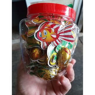 socola hình cá vàng 1 lọ khoảng 30 con
