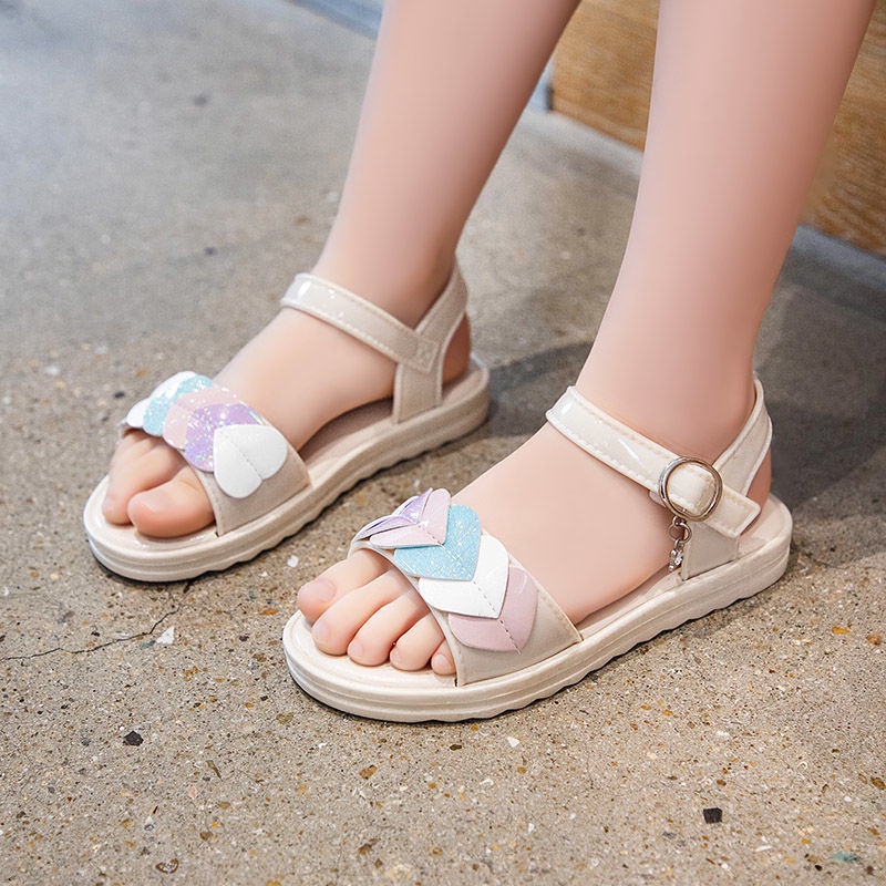 Giày Sandal Đế Mềm Chống Trượt Thoải Mái Thời Trang Đi Biển Mùa Hè 2022 Cho Bé Gái