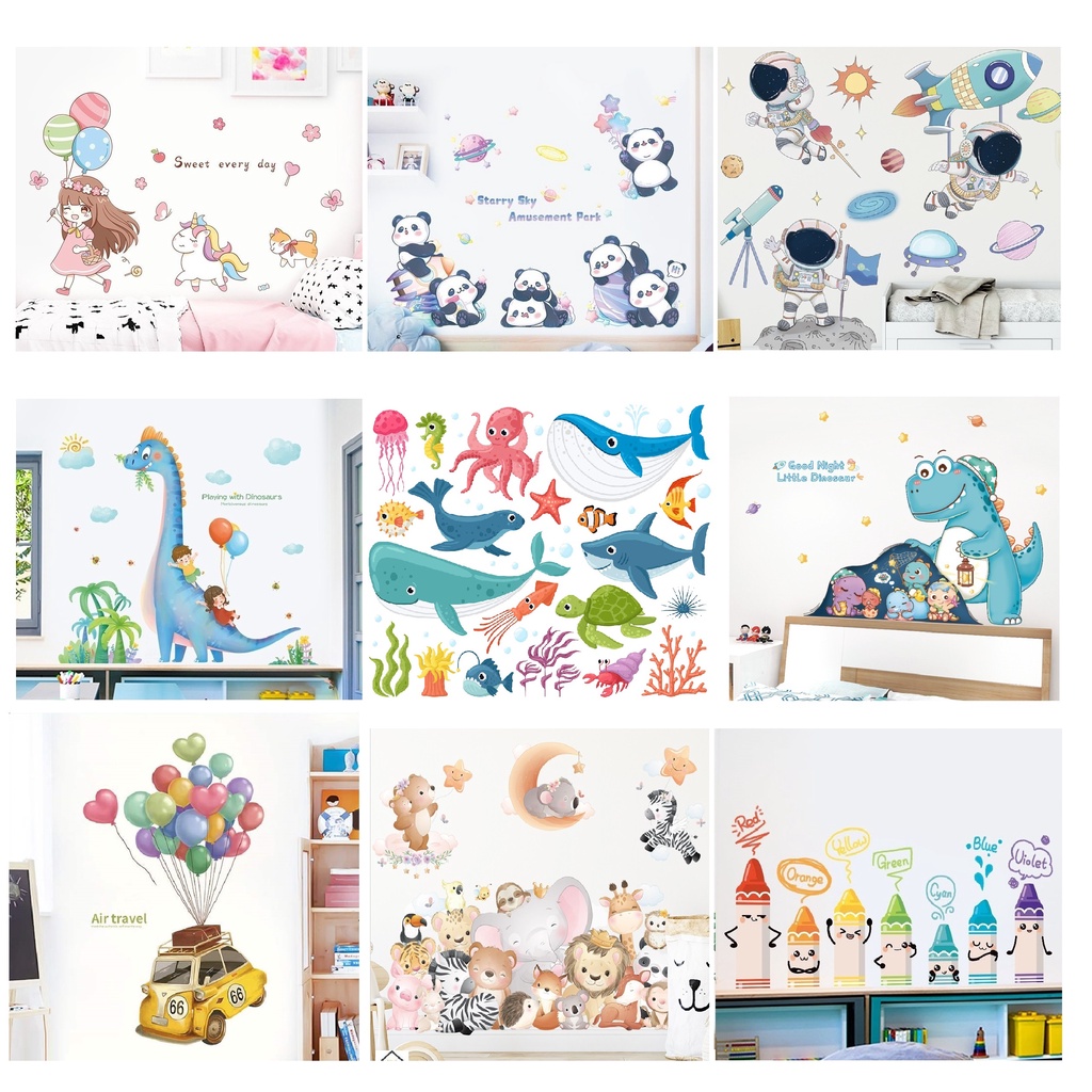Decal dán tường trẻ em - Decal24h - TỔNG HỢP MẪU