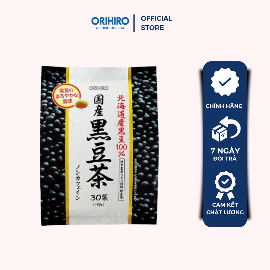 Trà đậu đen orihiro hỗ trợ thanh lọc cơ thể làm đẹp da 30 gói túi - ảnh sản phẩm 1