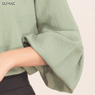 Áo cổ V tay phồng AA562 GUMAC