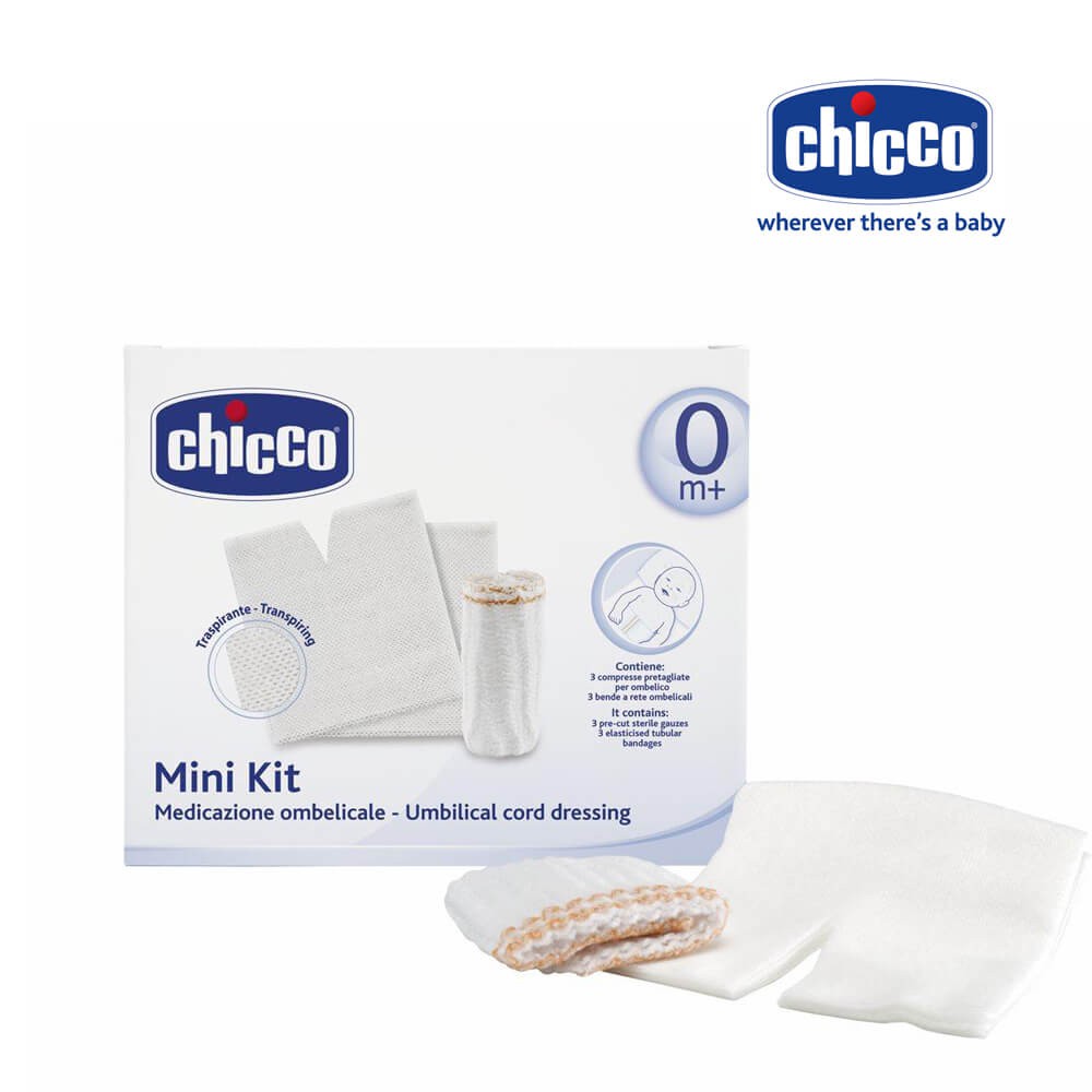 Bộ băng gạc quấn rốn Chicco