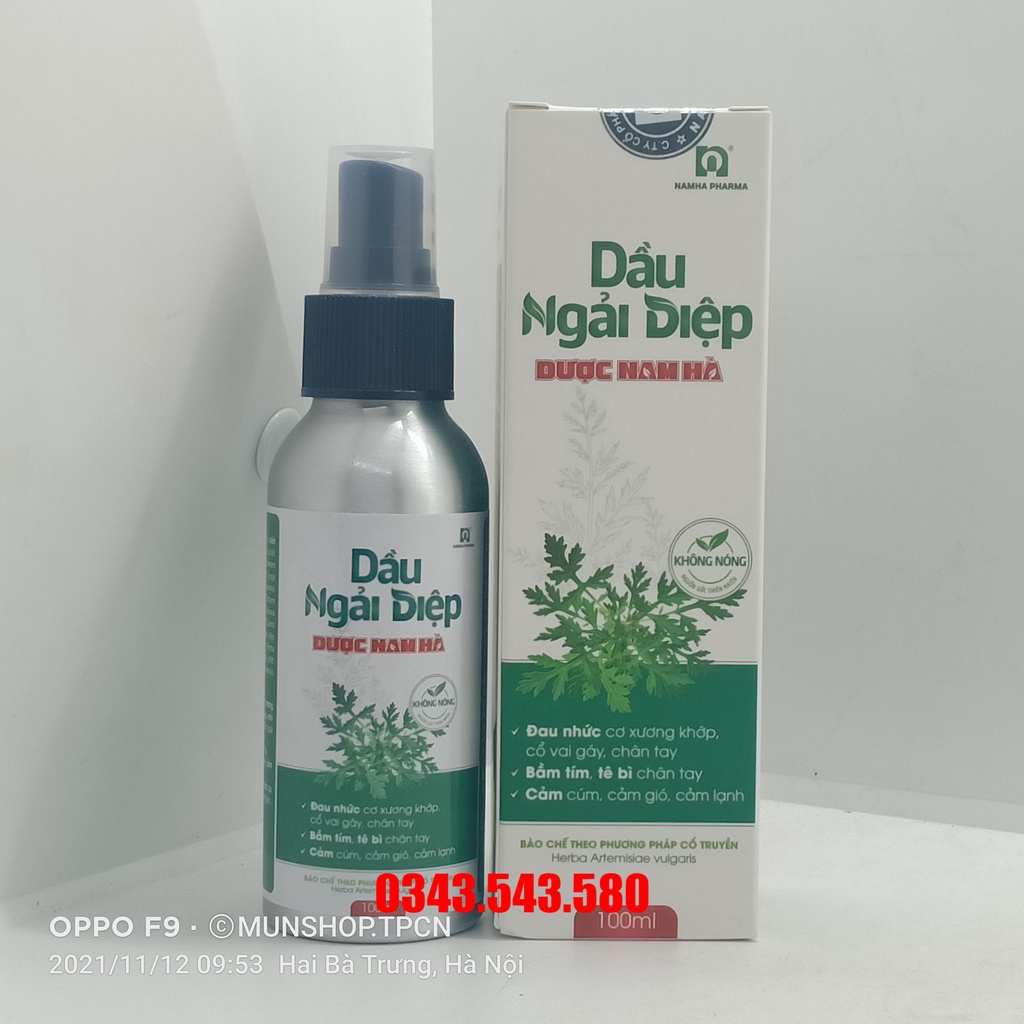 Dầu Ngải Diệp Dược Nam Hà chai 100ml