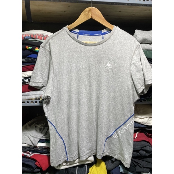 Áo thun thể Thao Nam hiệu Le coq Sportif màu xám size 2XL(63x56)