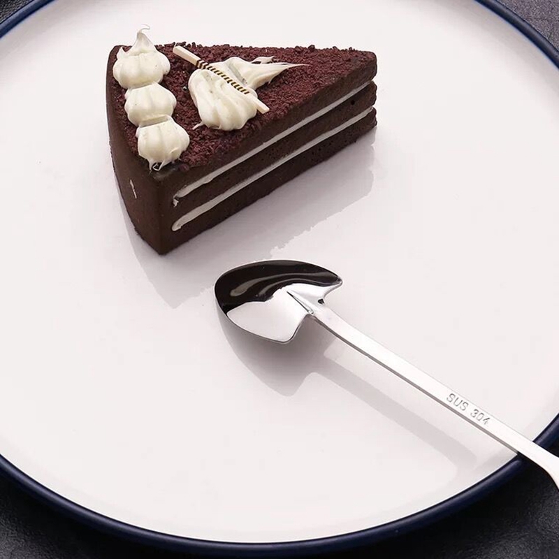 Muỗng khuấy cà phê/ăn bánh ngọt OSSAYI bằng thép không gỉ phong cách retro độc đáo