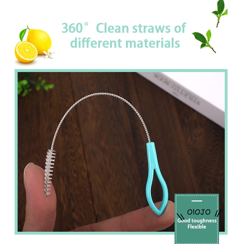 Cọ vệ sinh ống hút có thể uốn cong 360 độ