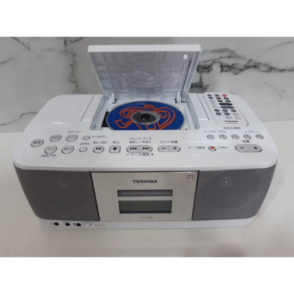 ĐÀI RADIO CASSETTE, CD Toshiba TY-CDK9 NHẬT BẢN